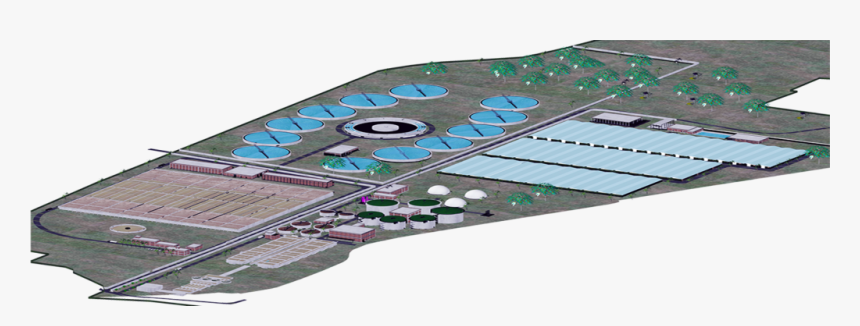 Suez - Okhla Sewage Treatment Plant Stp, HD Png Download