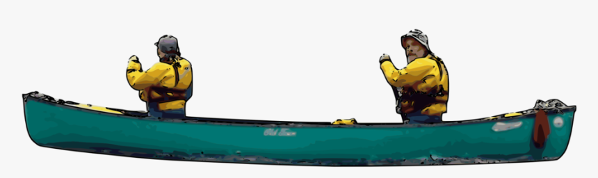 Person In Canoe Png, Transparent Png