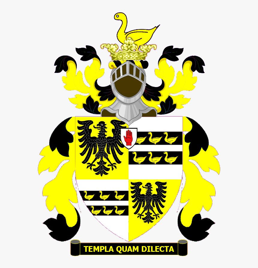 Temple Achievement - Knight Of Garter Coat Of Arms, HD Png Download