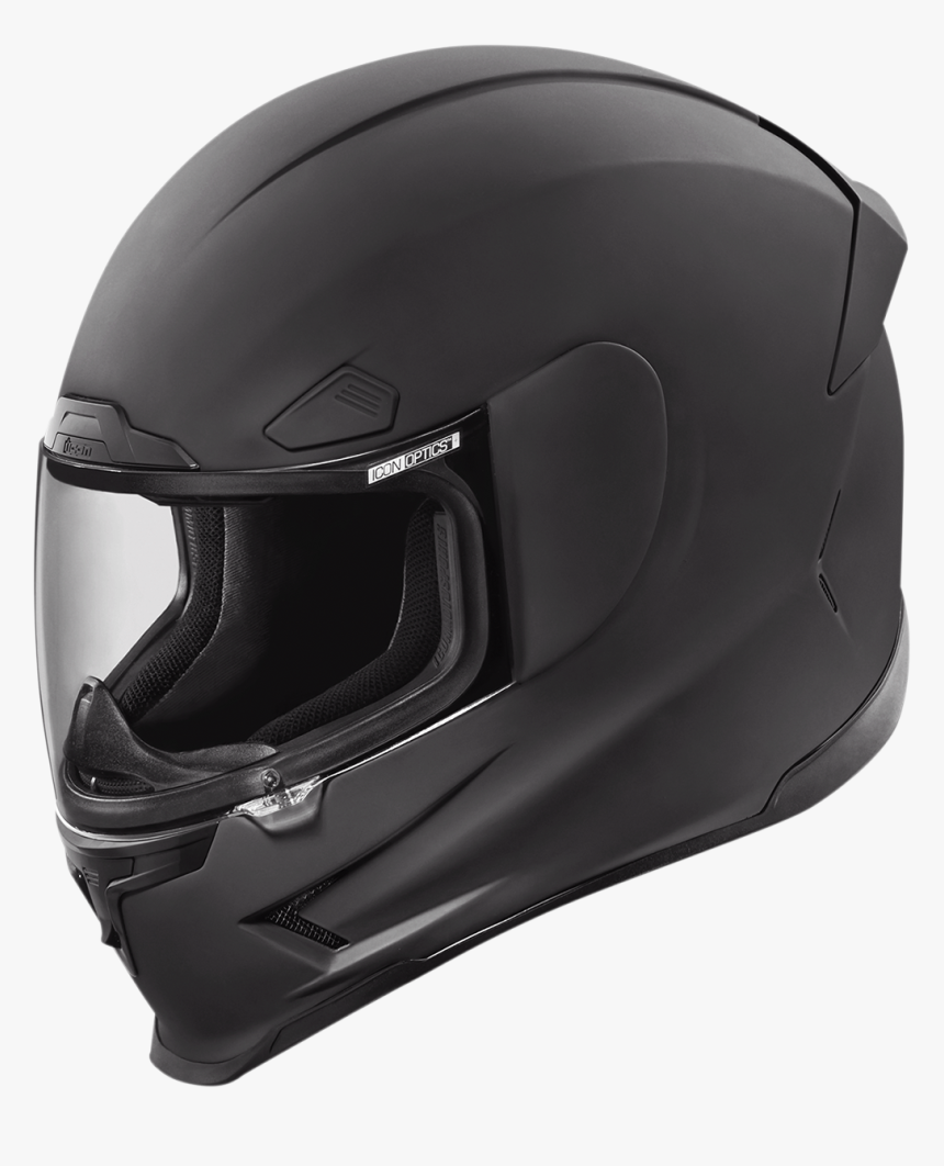 Icon Black Airframe Pro Rubatone Full Face Motorcycle - Motorcycle Helmet, HD Png Download