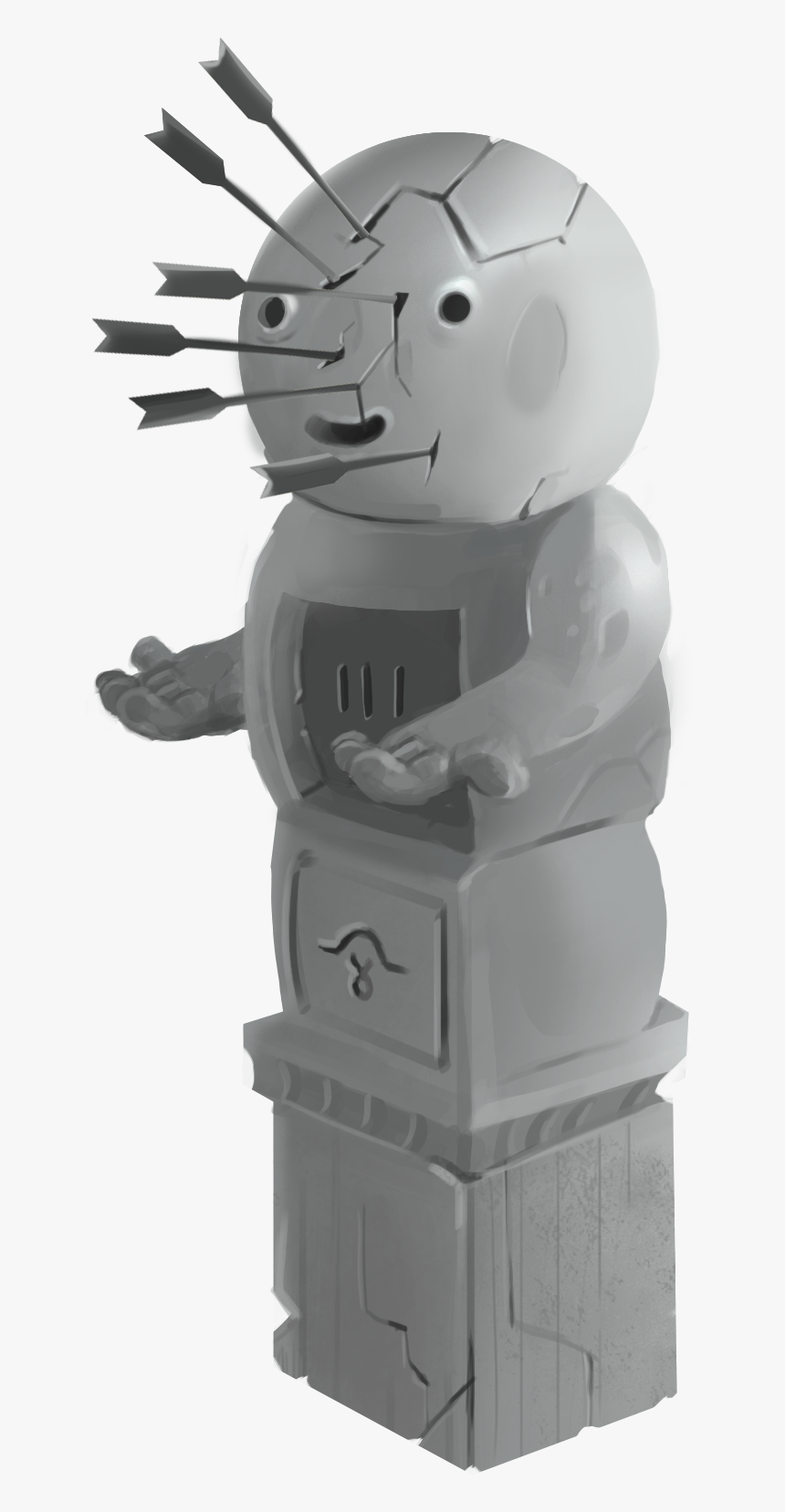 The-pierced - Figurine, HD Png Download