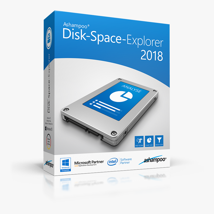 Ashampoo Disk Space Explorer 2018, HD Png Download