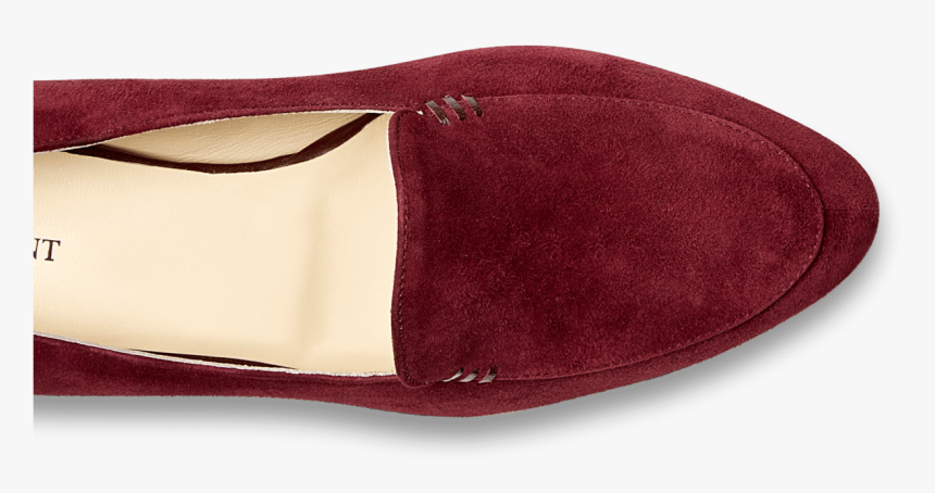 30mm Italian Made Rosie Flat In Grapejuice Suede - Suede, HD Png Download