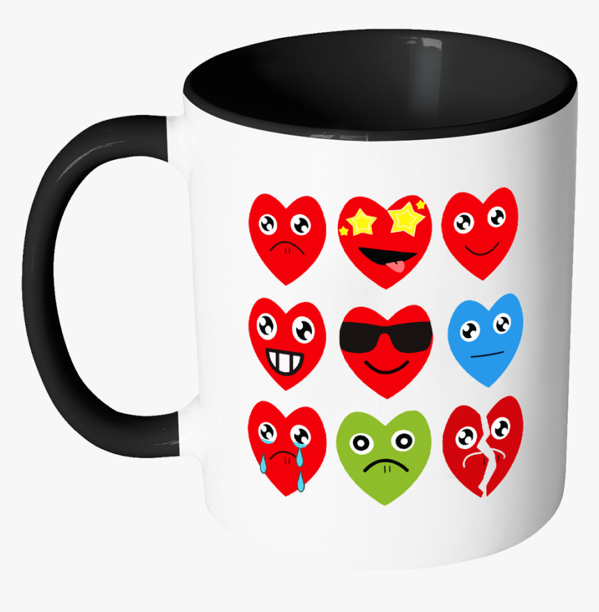 Heart Emojis Gift For Valentine S Day Mugs Accent Mug - Im A Cunt Mug, HD Png Download
