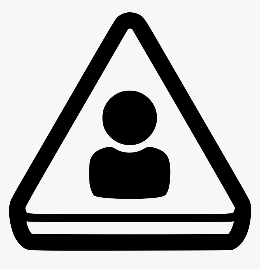 Caution Attention Person User Account Profile - No Access Icon Png Free, Transparent Png
