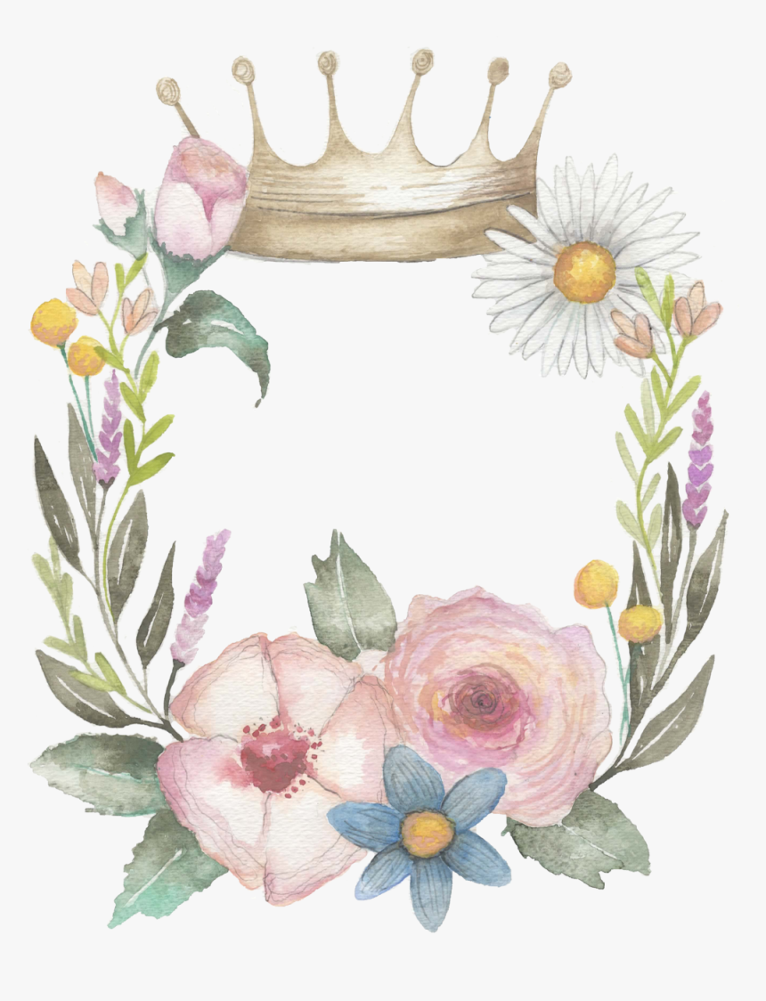 Crown Flower Wreath, HD Png Download