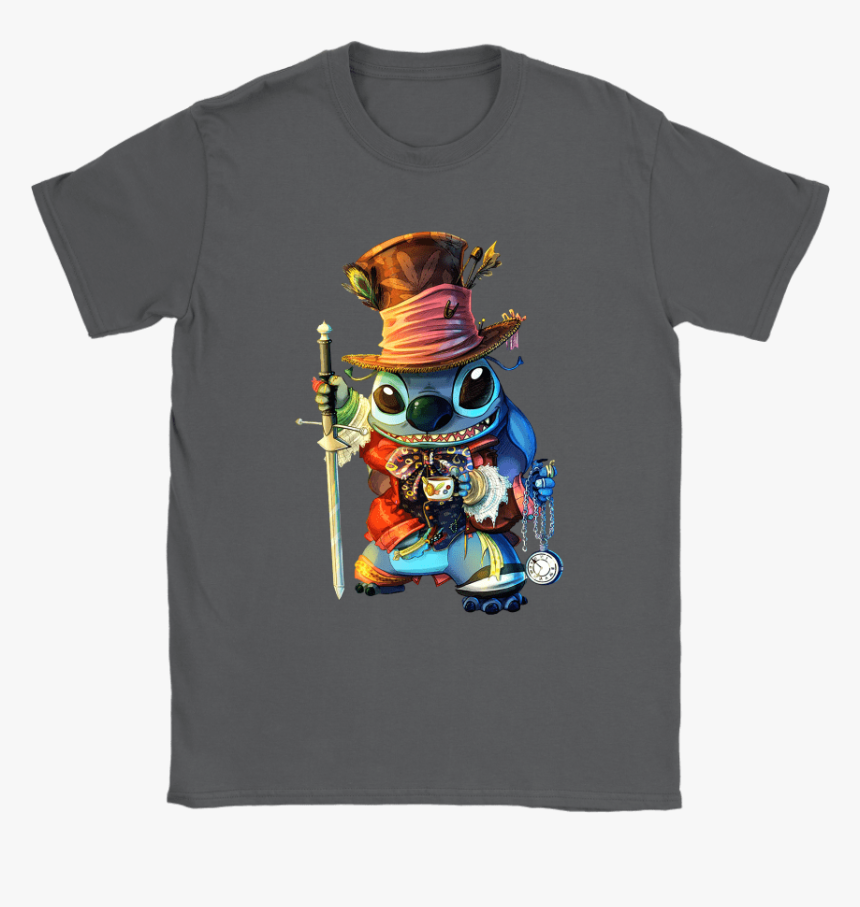 Stitch As Mad Hatter Alice In Wonderland Lilo & Stitch - Nfl, HD Png Download