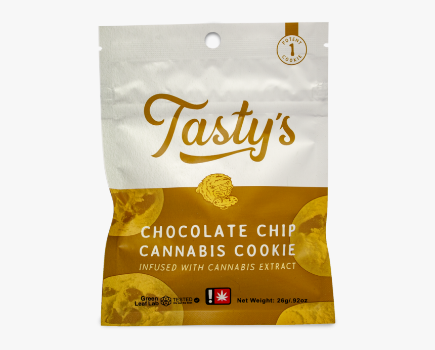 Tasty S Chocolate Chip Cannabis Cookie - Bucatini, HD Png Download