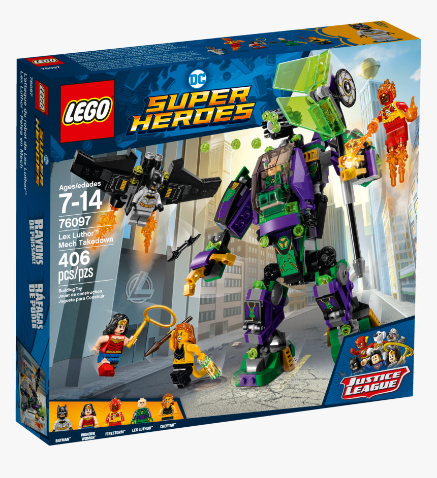 Lex Luthor Mech Takedown Lego Set, HD Png Download