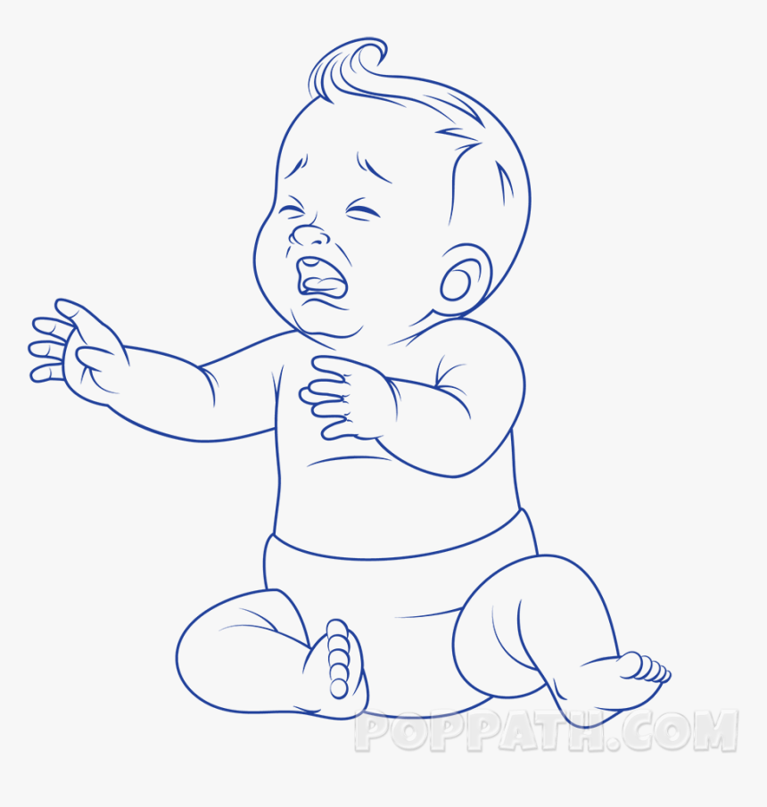 Crying, Regardless Of The Reasons, Is Not A Pleasant - Sitting, HD Png Download