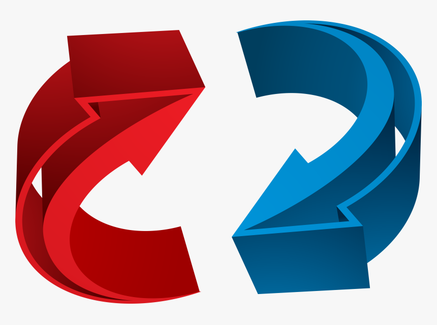 Clipart Arrows Kid - Logo De Intercambio Png, Transparent Png