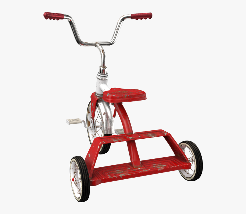 Dirty Vintage Tricycle Png Image - Tricycle, Transparent Png