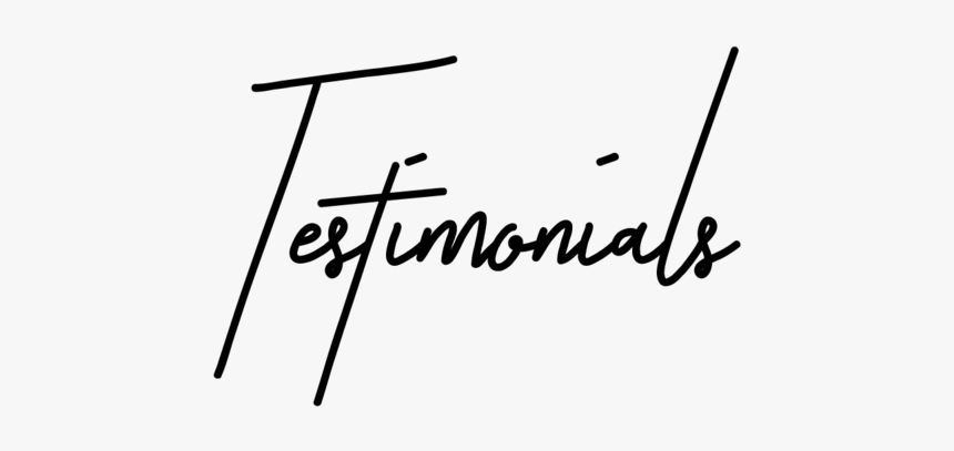 Testimonials - Calligraphy, HD Png Download