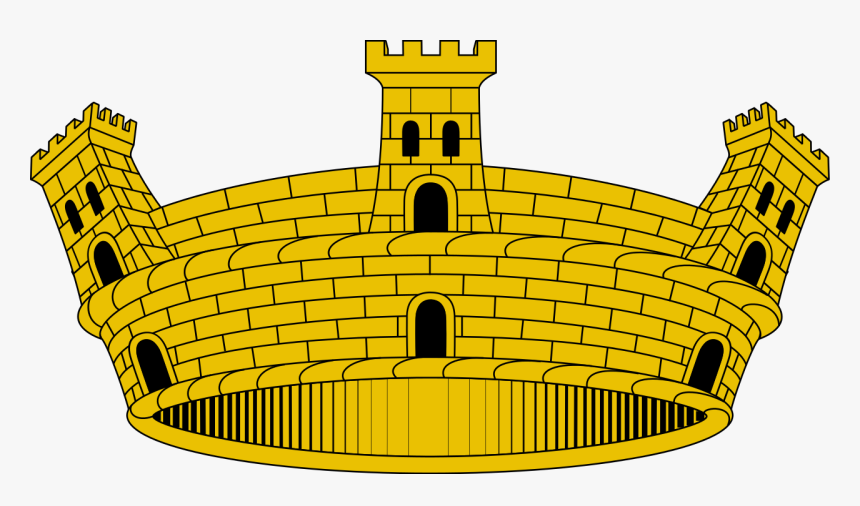 File - Corona Mural - Pueblo - Svg - Escudo Calafell - Ajuntament De La Llagosta, HD Png Download