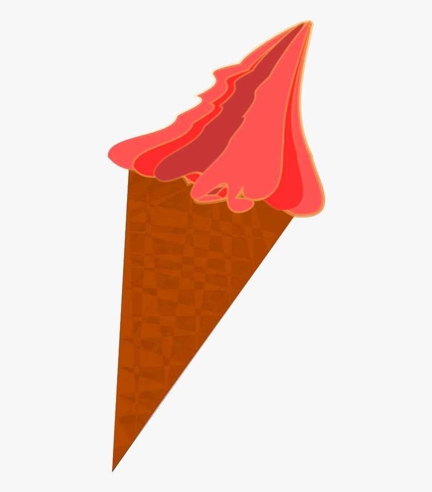 Wild-berry Ice Cream Cone Svg Clip Arts - Ice Cream Clip Art, HD Png Download