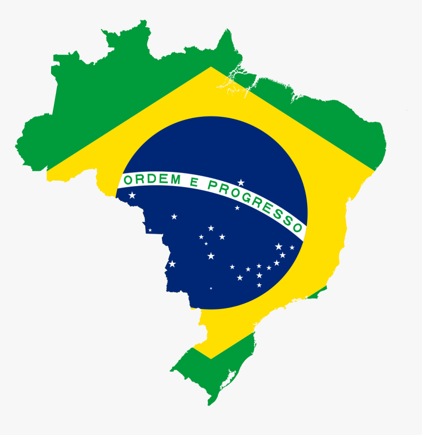 Brazil Country With Flag, HD Png Download