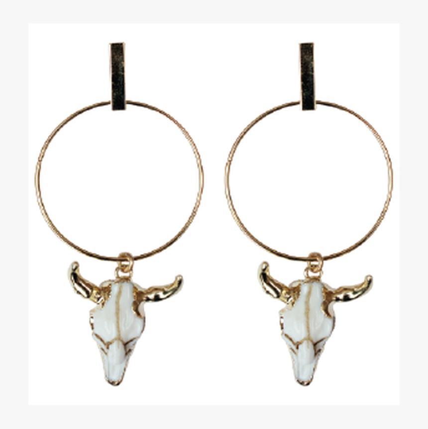Bullhead Earrings - Earrings, HD Png Download