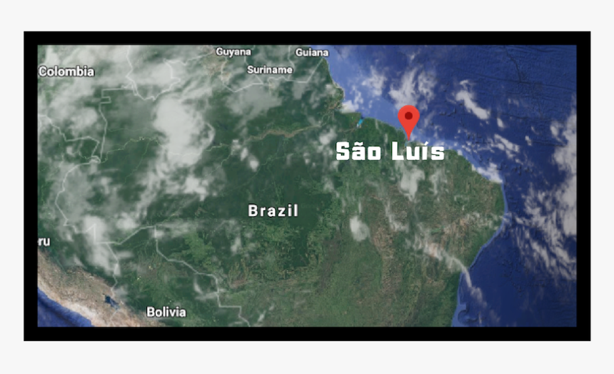 São Luís - Map, HD Png Download