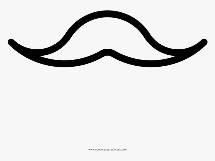 Bigote Página Para Colorear - Bigode Desenho, HD Png Download