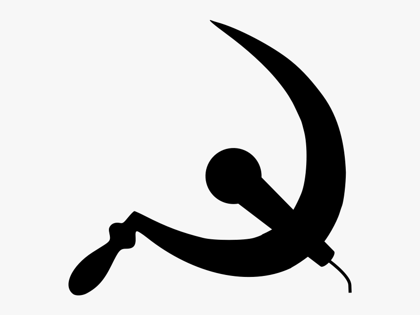 Micro And Sickle Png Clip Arts - Hammer And Sickle Black, Transparent Png