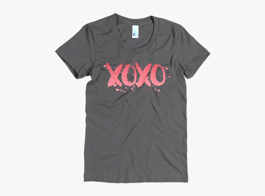 Xoxo Red Ombre Tee - Active Shirt, HD Png Download