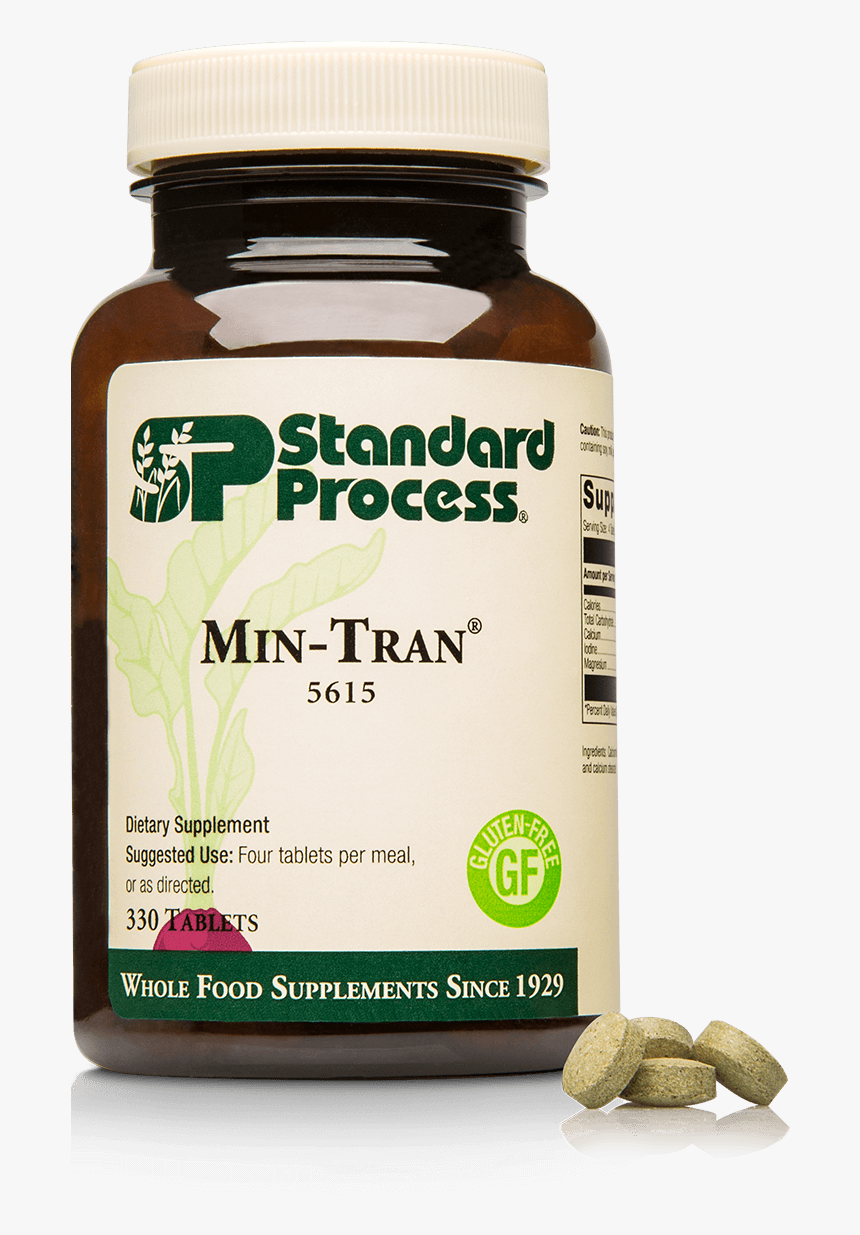 5615 Min Tran Bottle Tablet Standard Process, HD Png Download