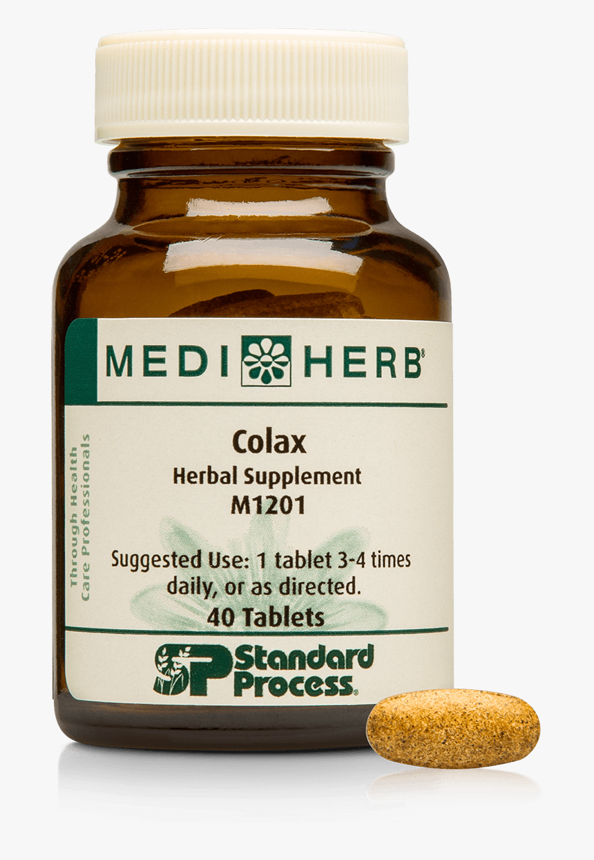 M1201 Colax Bottle Tablet - Standard Process, HD Png Download
