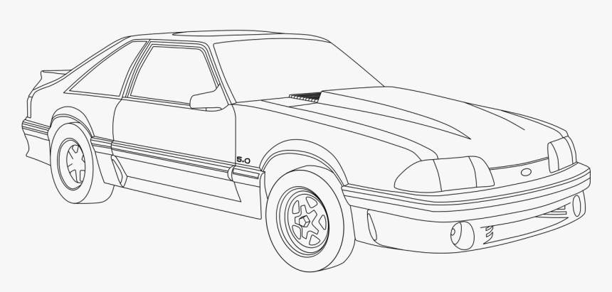 Mustang Car Svg, HD Png Download