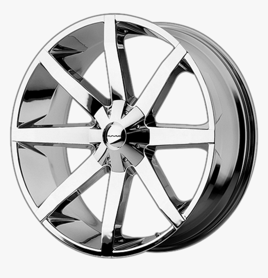 24 In Chrome Rims , Png Download - Kmc Slide Chrome, Transparent Png