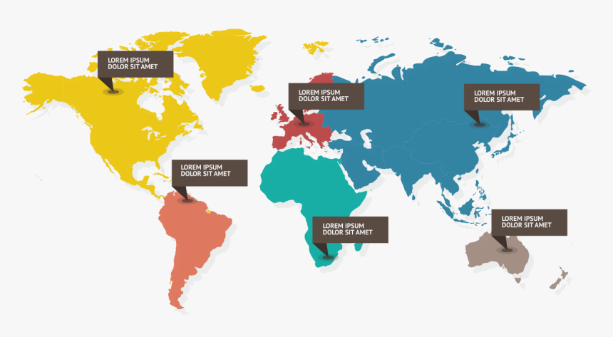 World Map Png - Stem Cell Research Map, Transparent Png