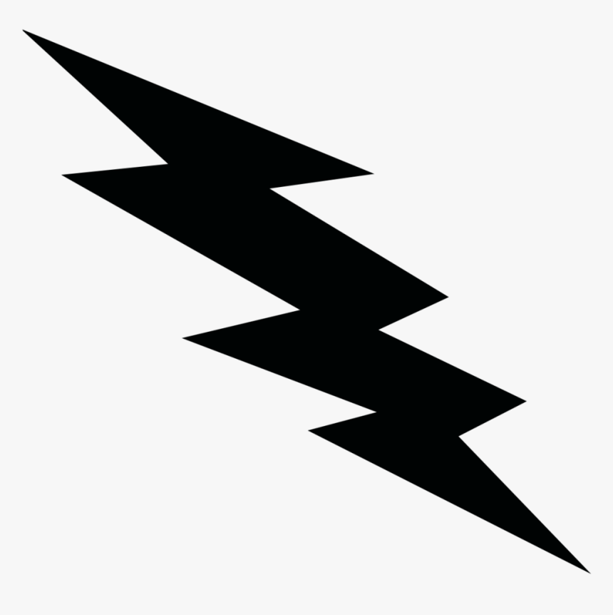 Sg Bolt Black Solo Clipart , Png Download - Portable Network Graphics, Transparent Png