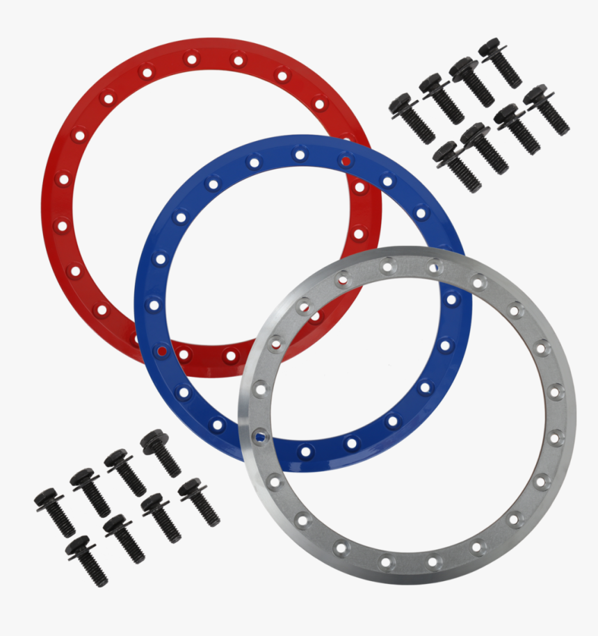 Optional Color Rings In Red, Blue And Raw Finish For - Circle, HD Png Download