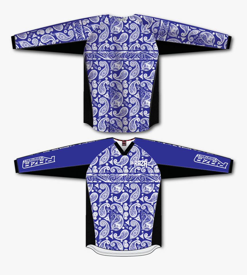 Bandana Blue/white Tm2 Jersey , Png Download - Blue Bandana Basketball Jersey, Transparent Png
