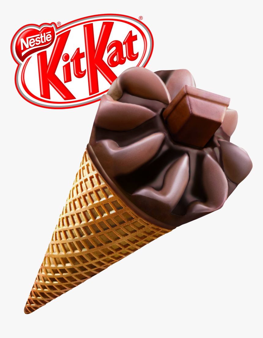 Nestle Kit Kat Cone Kit Kat Cone Ice Cream, HD Png Download