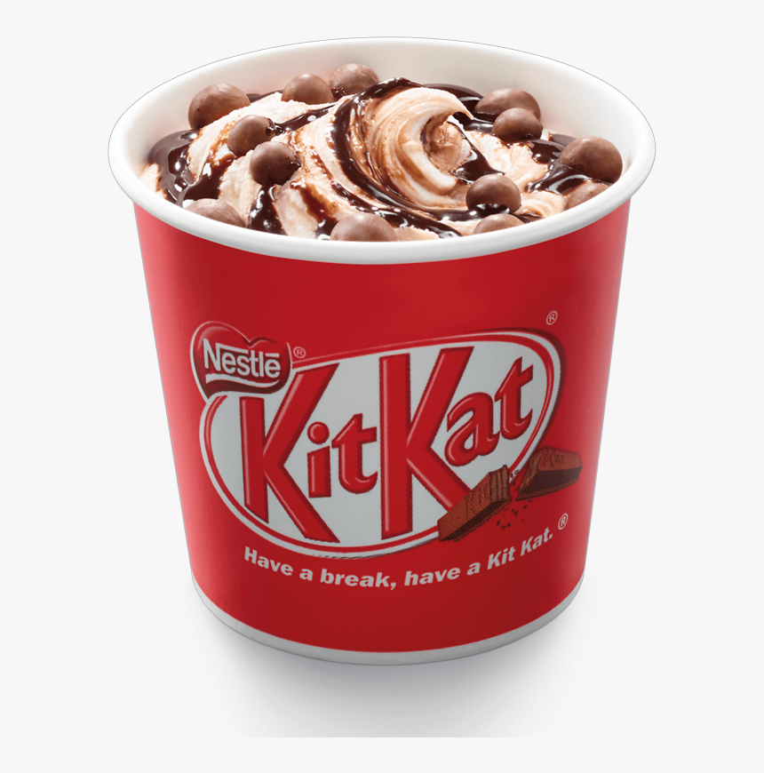 Mcdonalds Kit Kat Mcflurry, HD Png Download