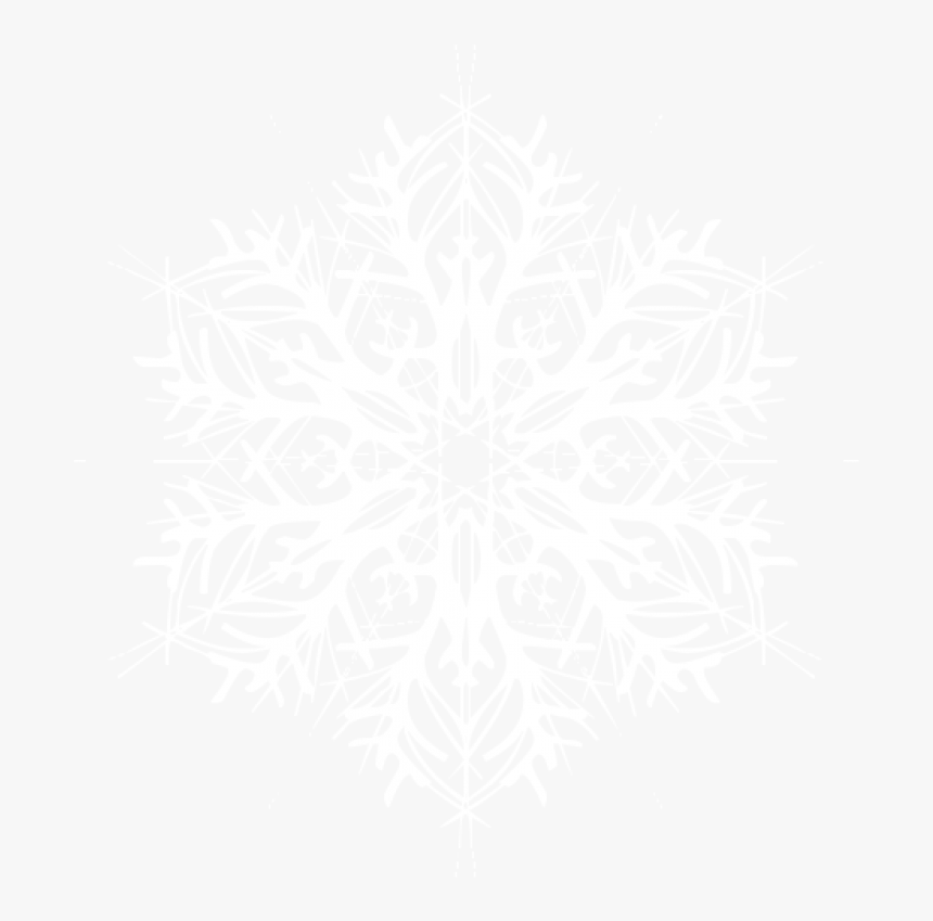 Snowflake White Frosty Png Image - Ảnh Bông Tuyết Đen Trắng, Transparent Png