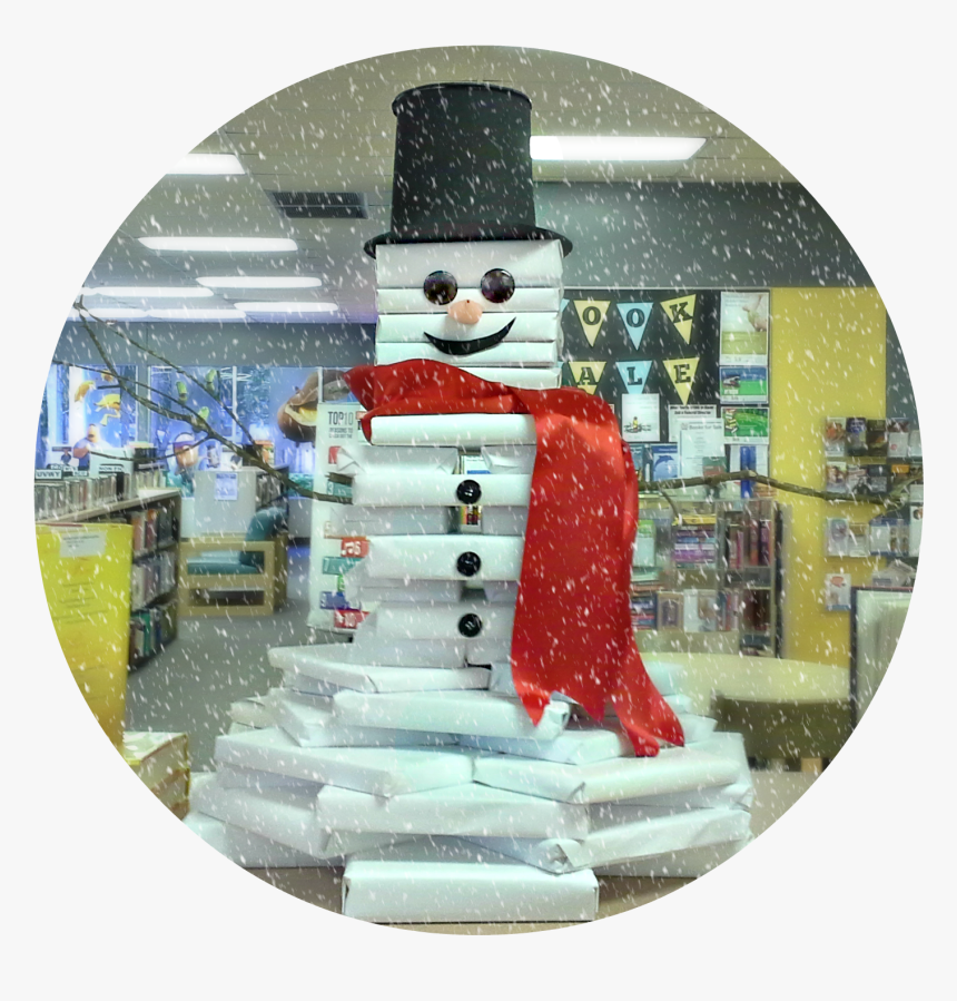 Frosty The Book Snowman A Holiday Library Display - Christmas Day, HD Png Download