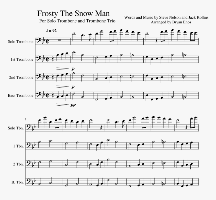 America The Beautiful Trombone, HD Png Download