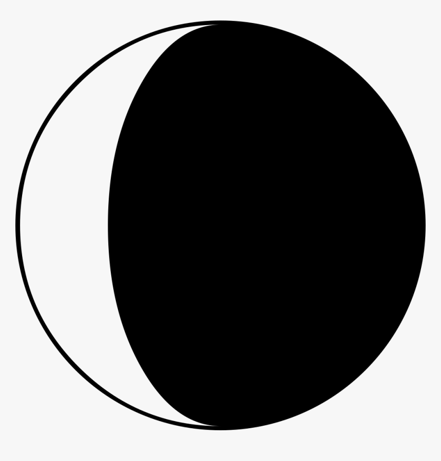 Moon Phase Symbol - Circle, HD Png Download