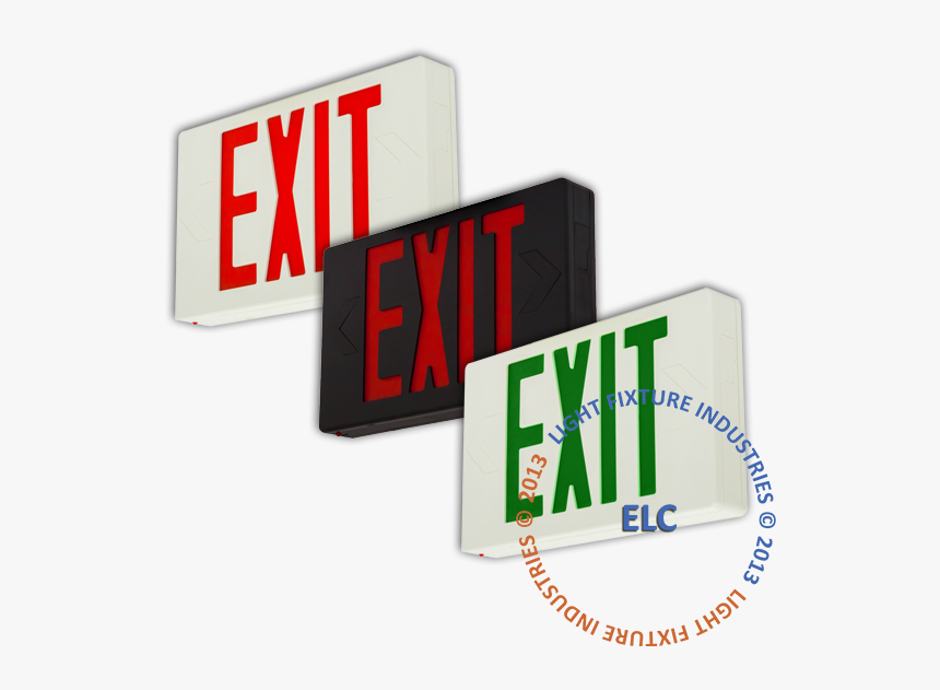 Exit Sign,ul Listed - Graphic Design, HD Png Download