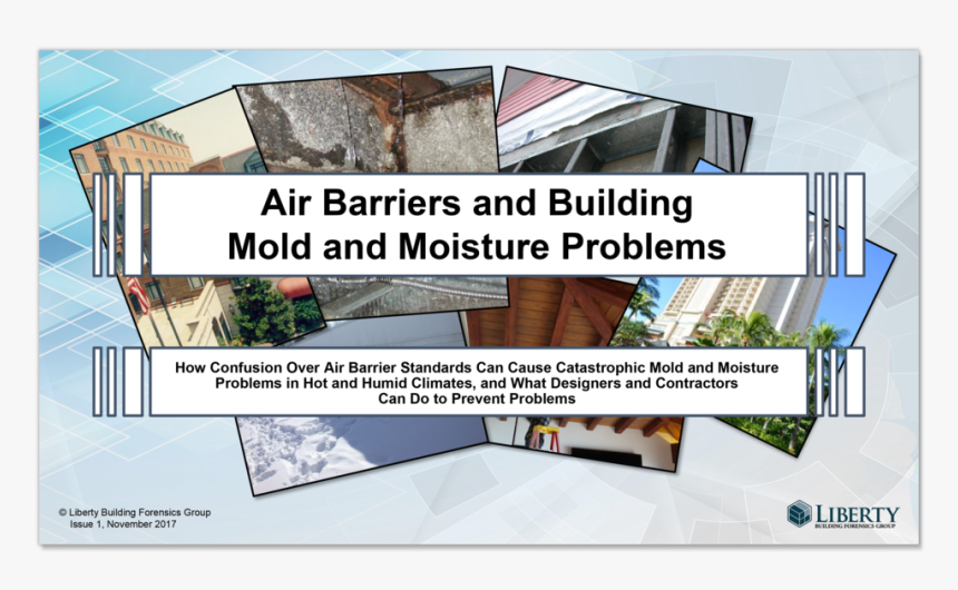 Air Barriers And Building Mold And Moisture Problems - House, HD Png Download