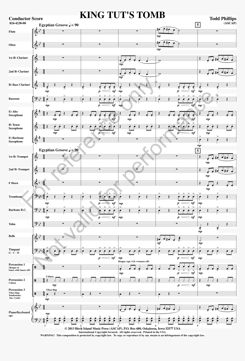 King Tut S Tomb Thumbnail King Tut S Tomb Thumbnail - Sheet Music, HD Png Download