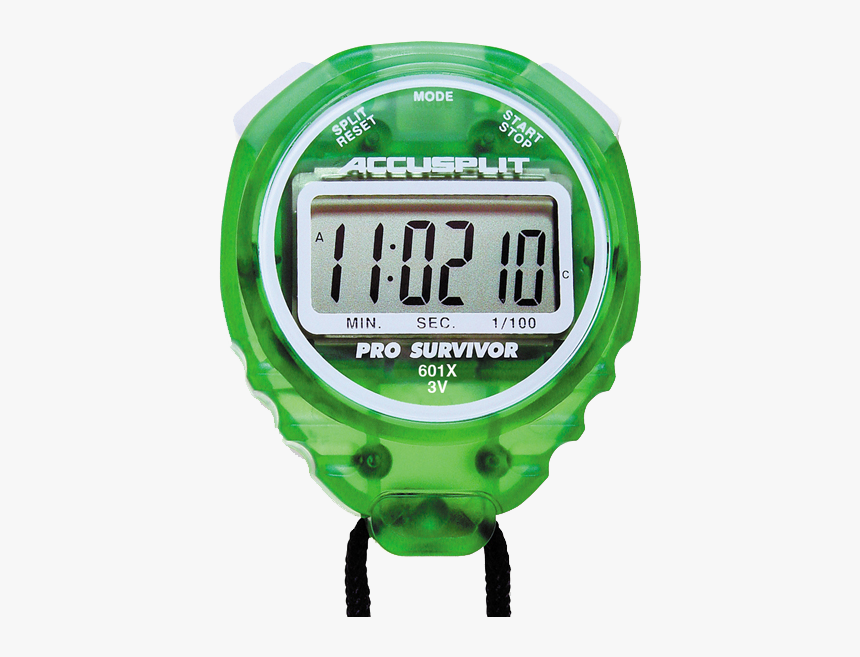 Accusplit Pro Survivor 601x Set Time Blue, HD Png Download