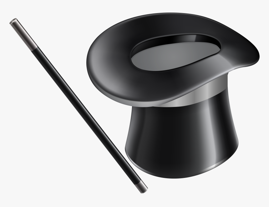 The Magic Hats Clip - Magic Hat And Wand Png, Transparent Png