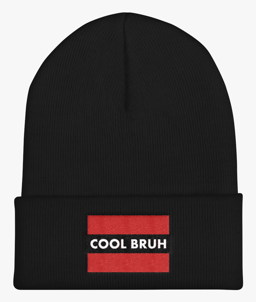 Cool Bruh Cuffed Beanie , Png Download - Beanie, Transparent Png