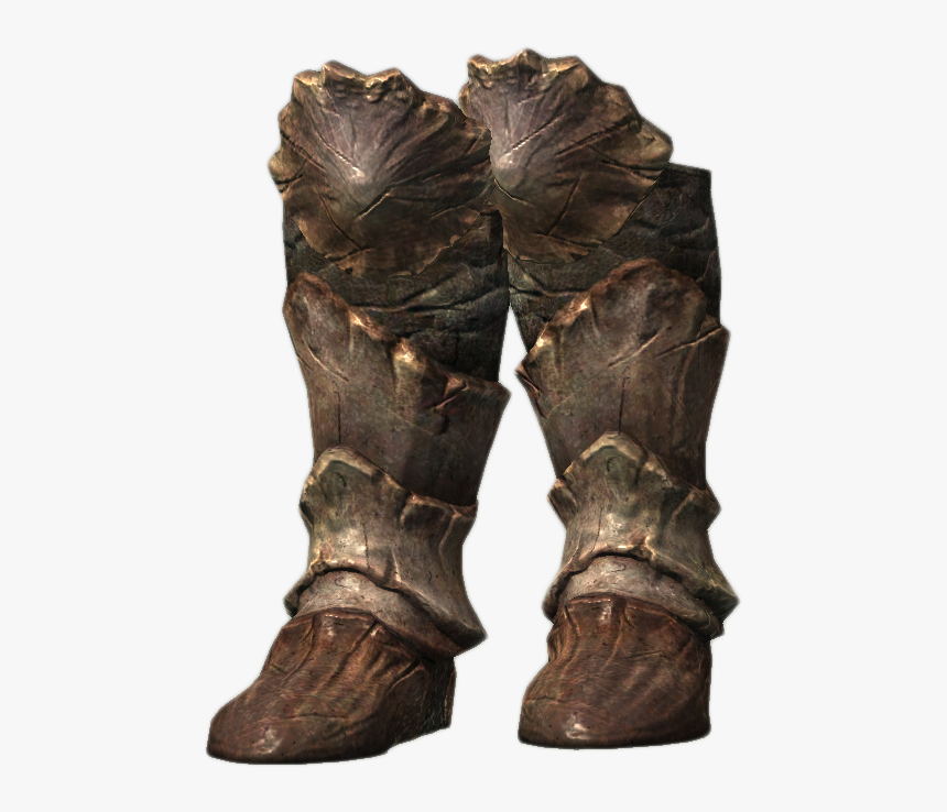Elder Scrolls - Skyrim Chitin Light Boots, HD Png Download