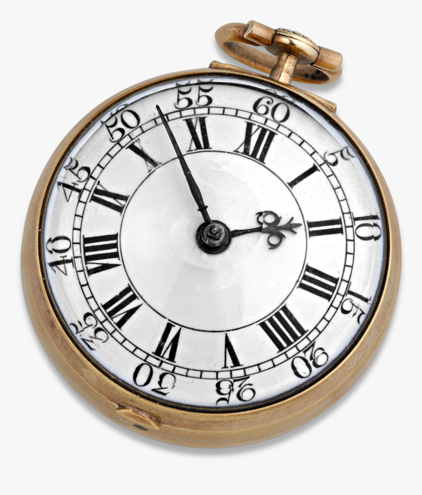 18th-century English Gold Pocket Watch - Pocket Watch, HD Png Download