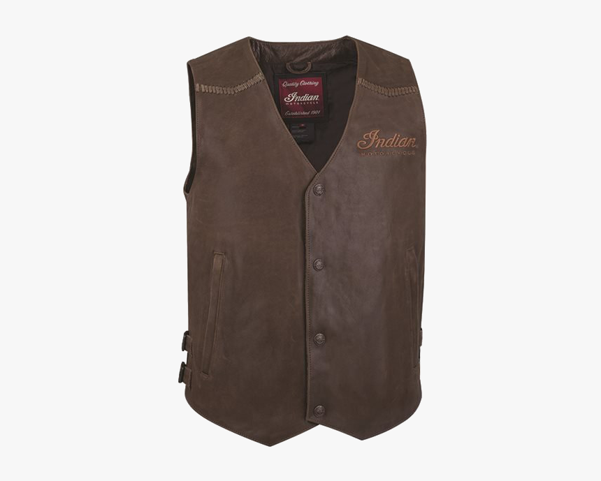 Vest Transparent - Indian Leather Vest, HD Png Download