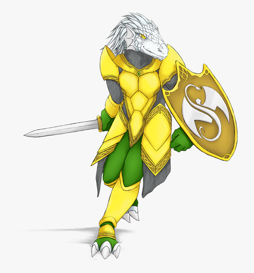 Dragonborn Paladin - Cartoon, HD Png Download