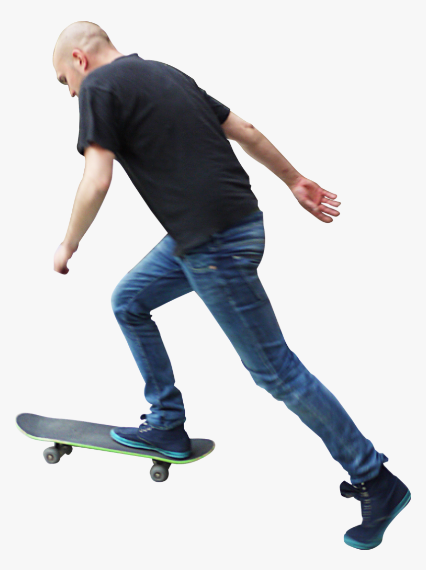 Skateboard Png Image - Skateboarder Png, Transparent Png